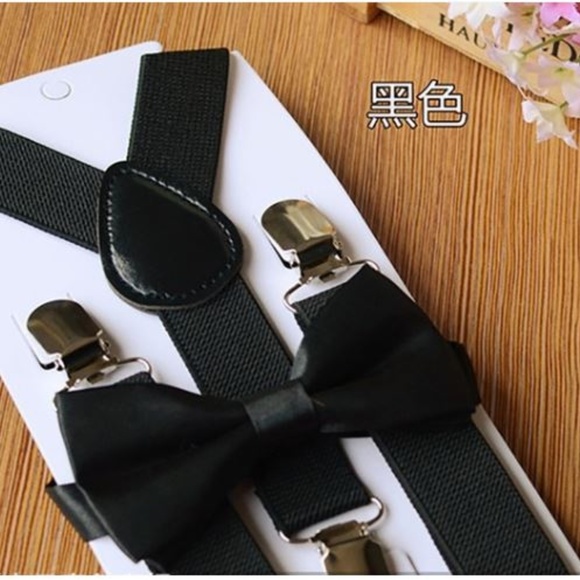 Other - Black suspenders and bow tie. Boy 1-6 years